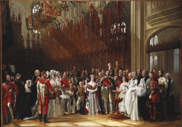 Die Taufe des Prince of Wales, Royal Collection (Wikimedia Commons)